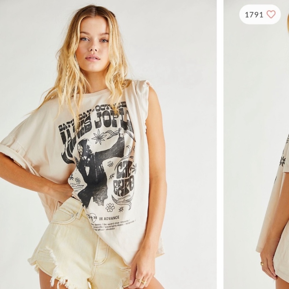 ISO: Daydreamer x Free People Janis Joplin Poster tee